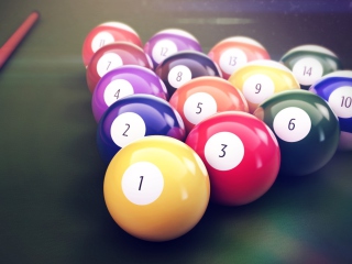 Screenshot №1 pro téma Billiards 320x240