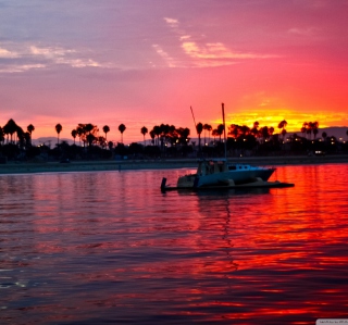 California Sunset - Obrázkek zdarma pro iPad