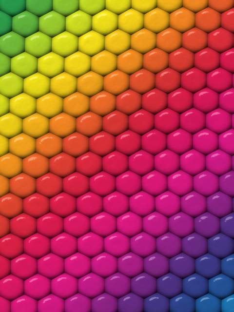 Rainbow wallpaper 480x640