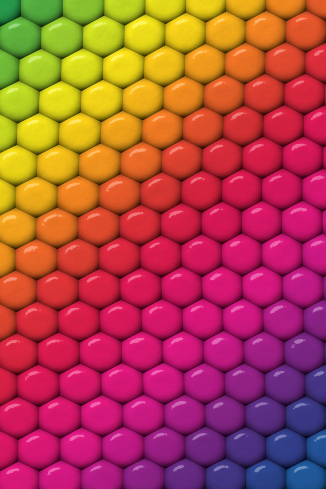 Rainbow wallpaper 640x960