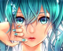 Обои Vocaloid, Hatsune Miku 220x176