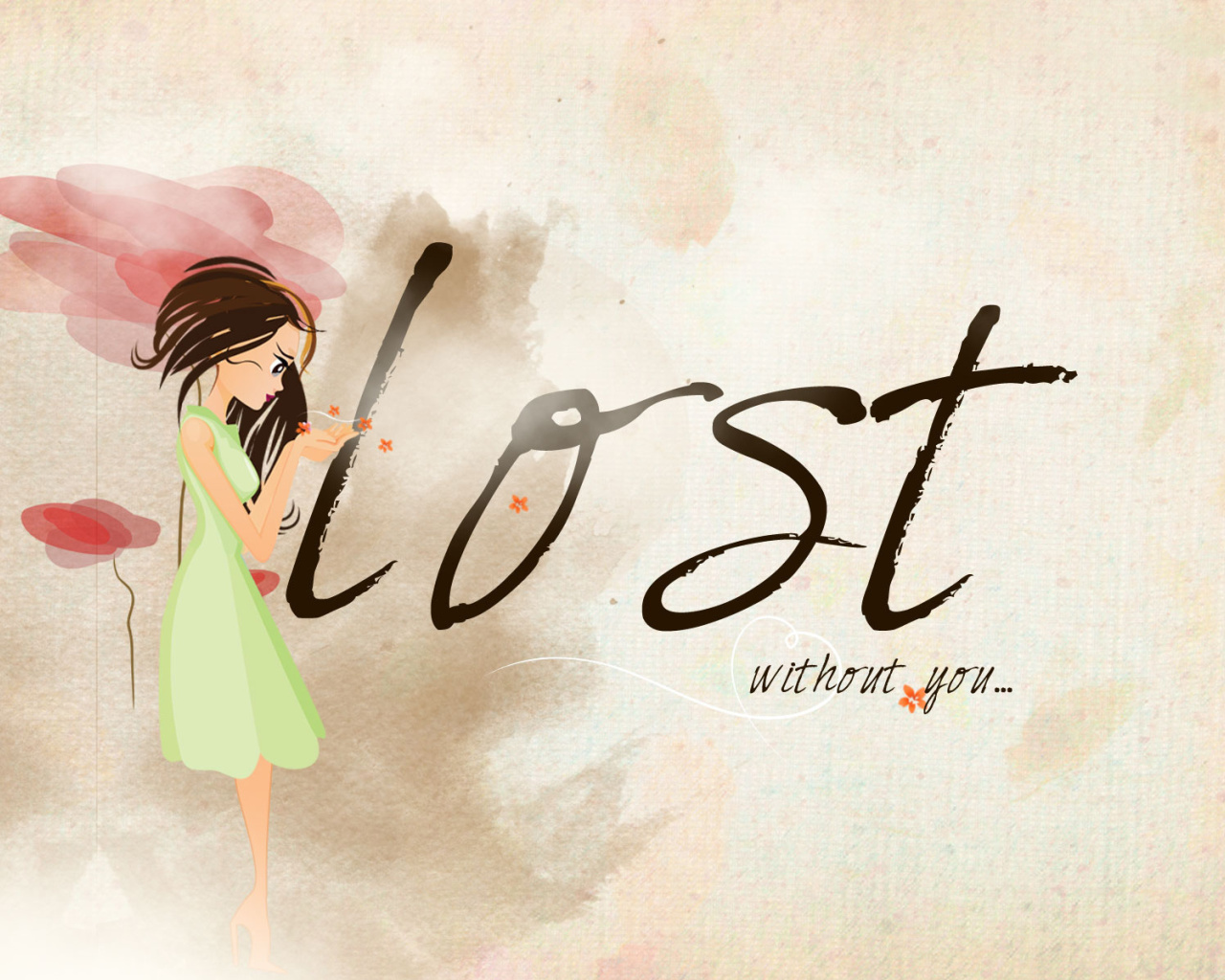 Das Lost Without You Wallpaper 1280x1024