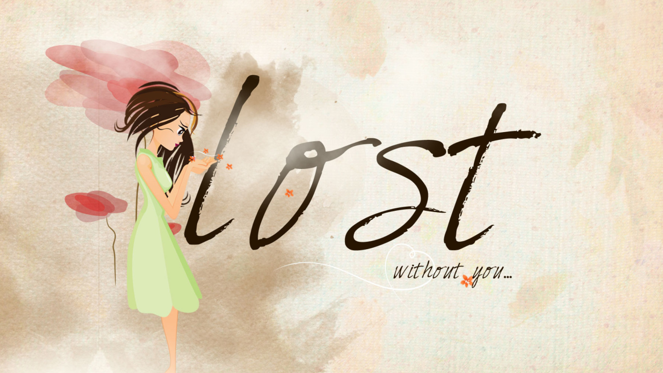 Обои Lost Without You 1366x768