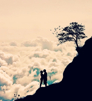 Kostenloses Romance In Clouds Wallpaper für iPad mini