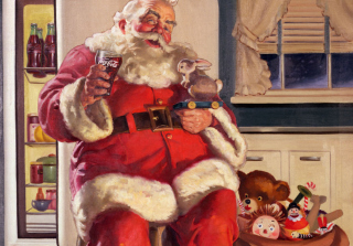 Free Coca Cola Santa Claus Picture for Android, iPhone and iPad