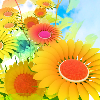 Drawn Daisies - Fondos de pantalla gratis para iPad Air