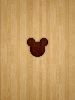 Mickey Mouse Logo wallpaper 240x320