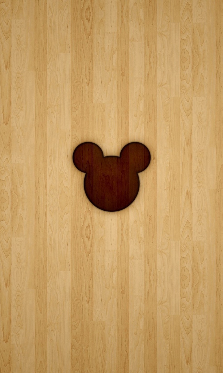 Fondo de pantalla Mickey Mouse Logo 768x1280