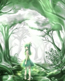 Green Forest Fairy wallpaper 128x160