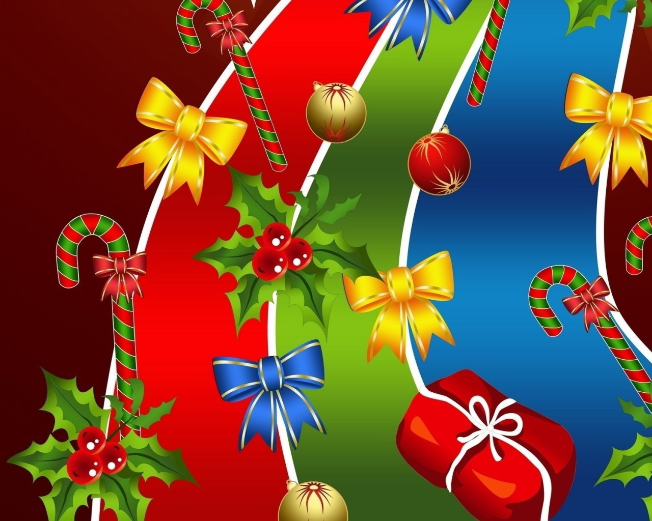 Screenshot №1 pro téma Christmas Card 1280x1024