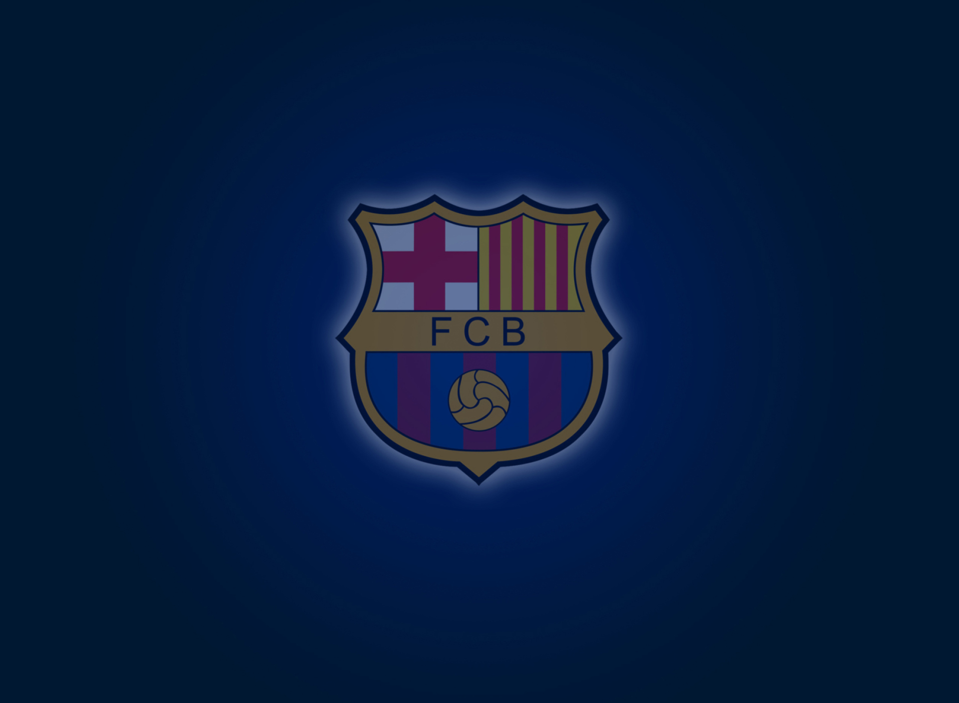 Das Barcelona FC Logo Wallpaper 1920x1408