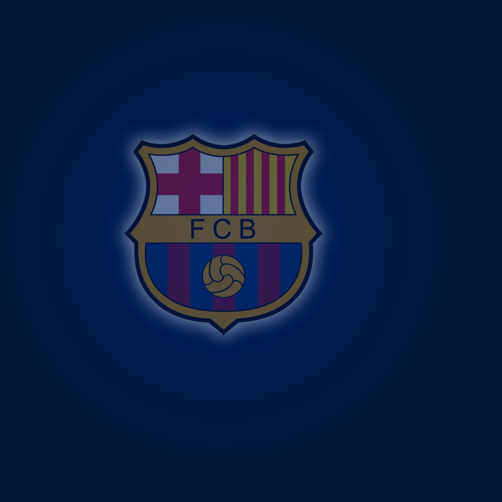 Das Barcelona FC Logo Wallpaper 2048x2048