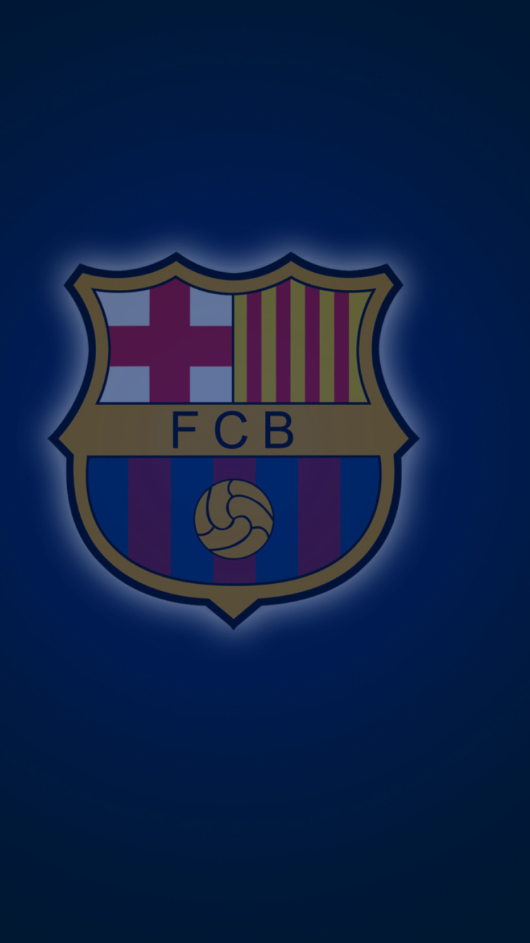 Barcelona FC Logo wallpaper 750x1334