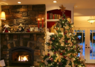 Christmas Tree At Home - Obrázkek zdarma pro Sony Xperia Z3 Compact