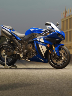 Fondo de pantalla Yamaha R1 Motorcycle 240x320