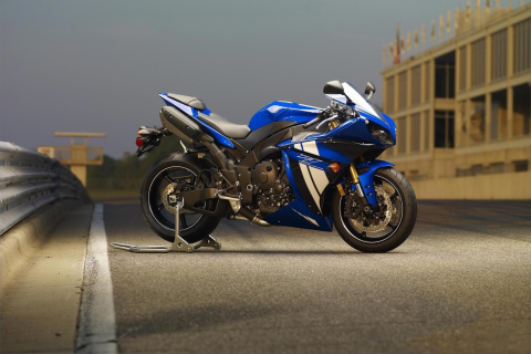 Fondo de pantalla Yamaha R1 Motorcycle 480x320