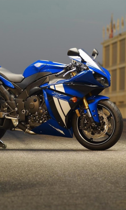 Screenshot №1 pro téma Yamaha R1 Motorcycle 480x800