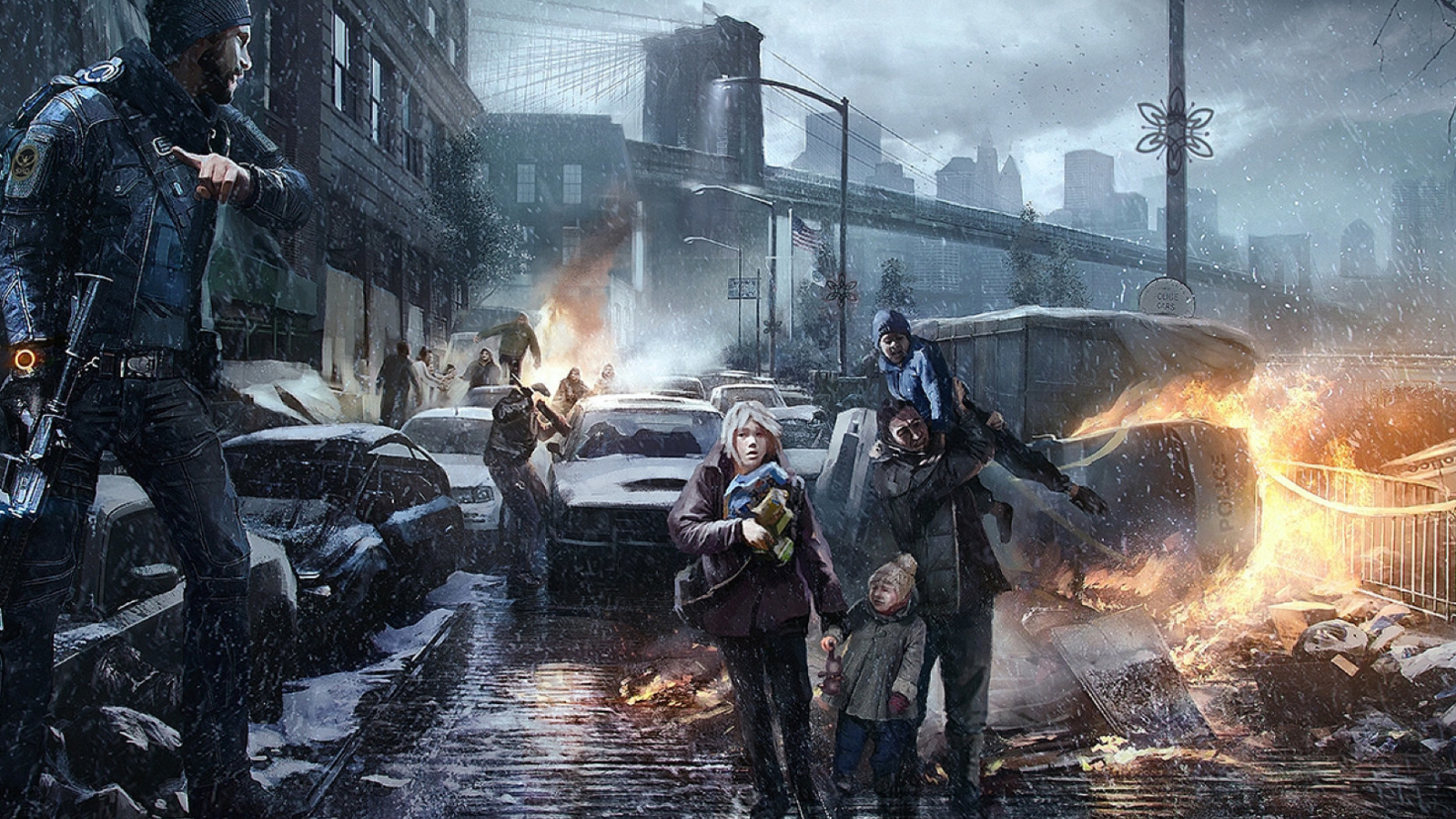 Tom clancys the division wallpaper 1600x900