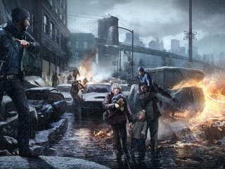 Tom clancys the division wallpaper 320x240