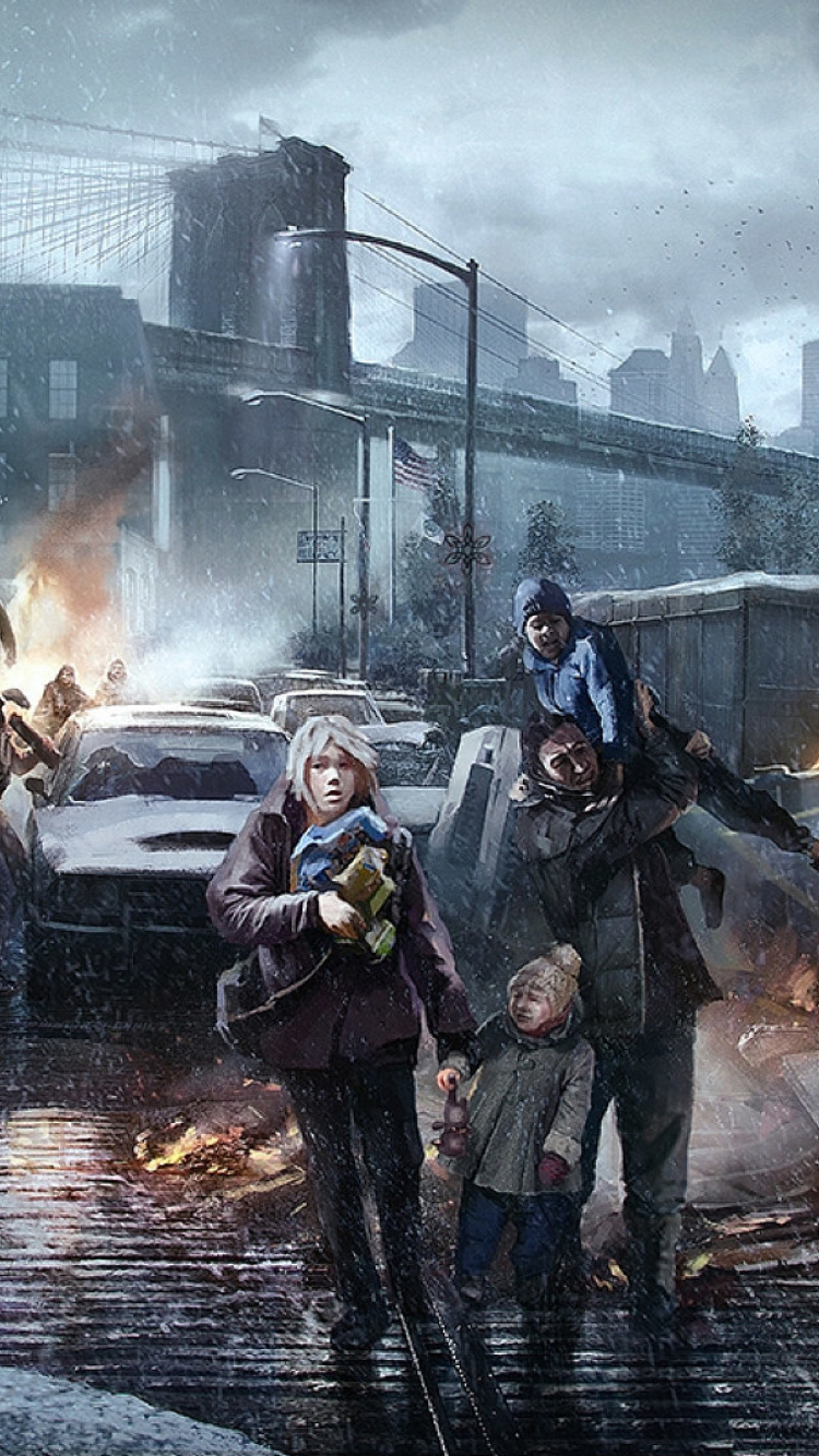 Fondo de pantalla Tom clancys the division 750x1334