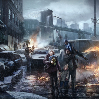 Картинка Tom clancys the division на телефон iPad 3