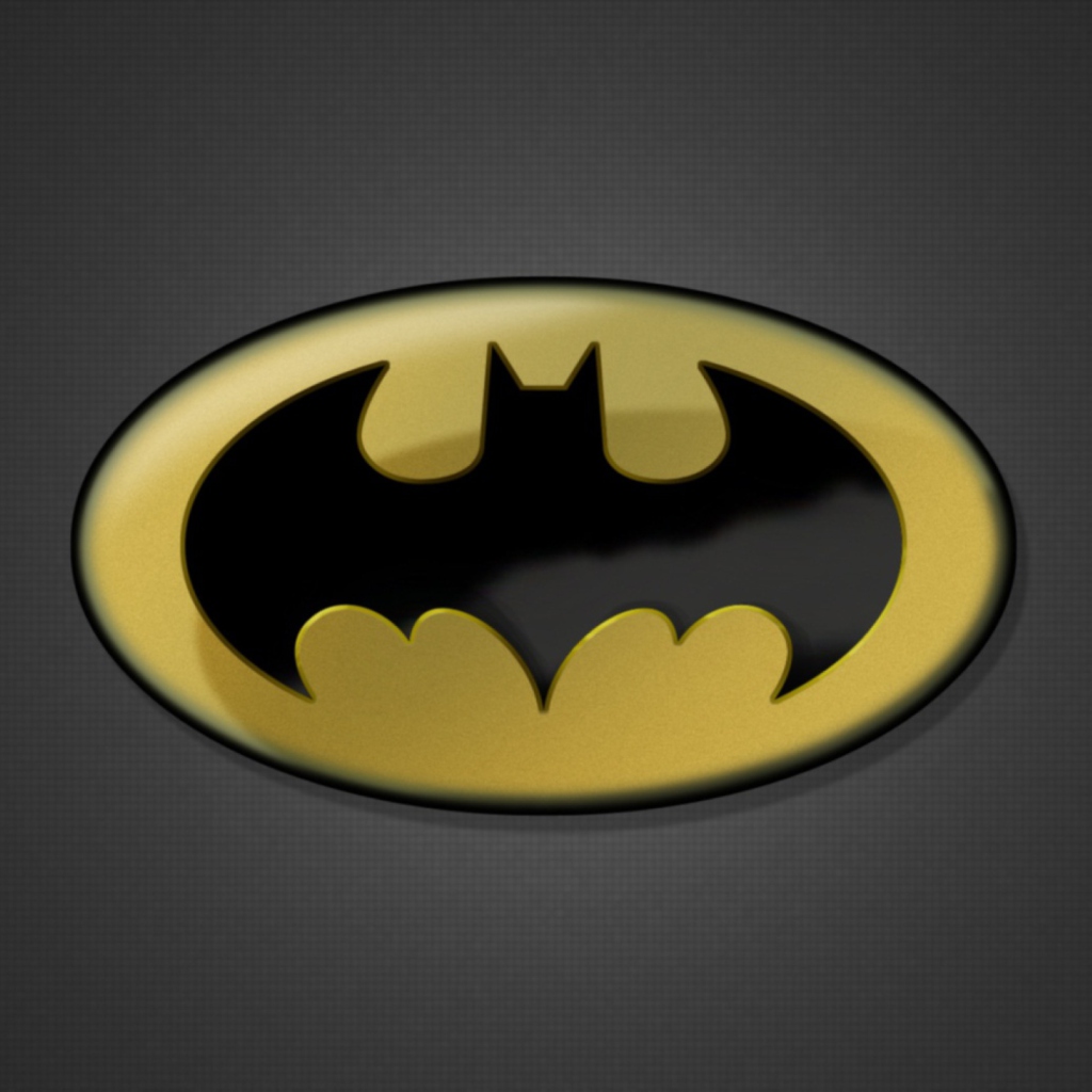 Batman Logo wallpaper 1024x1024