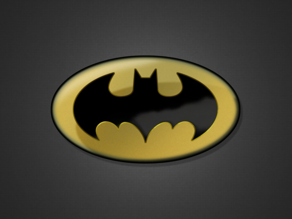 Das Batman Logo Wallpaper 1024x768