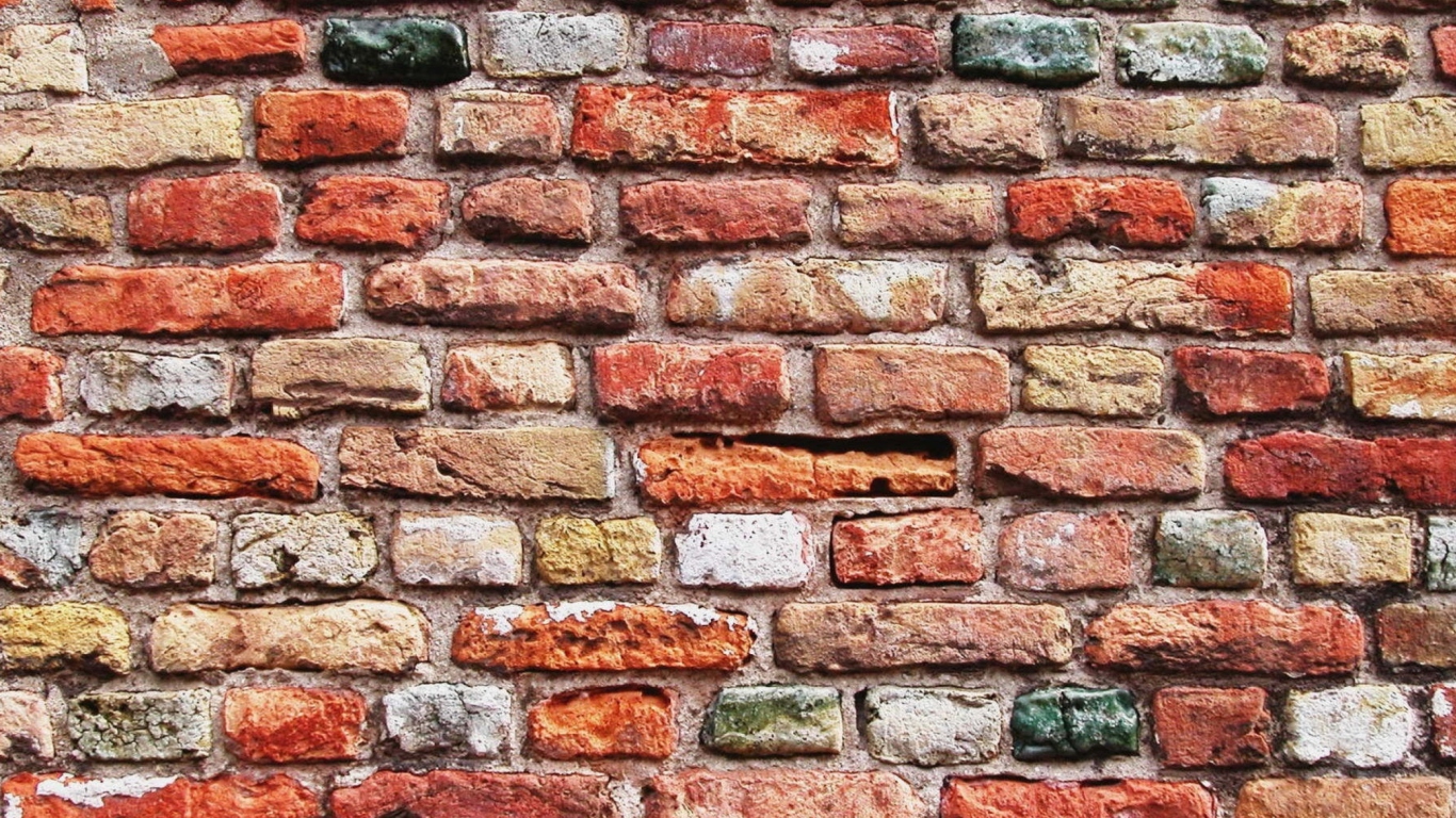Fondo de pantalla Brick Wall 1366x768