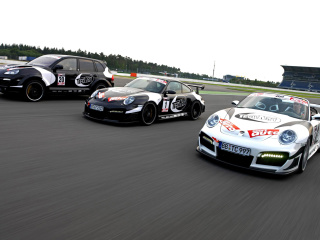 Screenshot №1 pro téma Porsche Racing 320x240