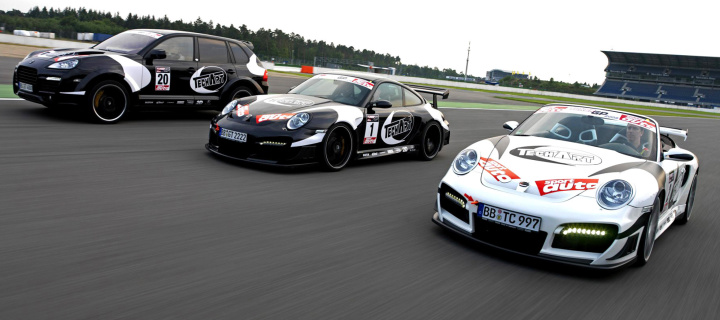 Screenshot №1 pro téma Porsche Racing 720x320