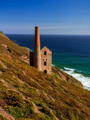 Das Lighthouse in Cornwall Wallpaper 132x176