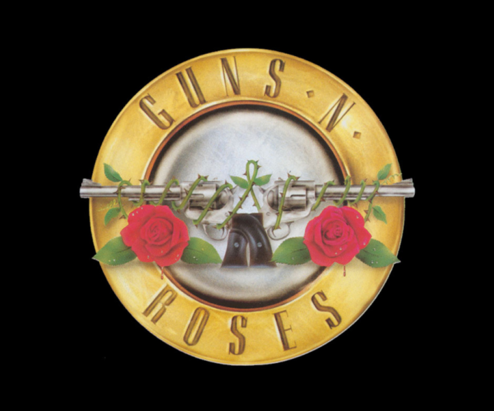 Обои Guns N Roses Logo 960x800