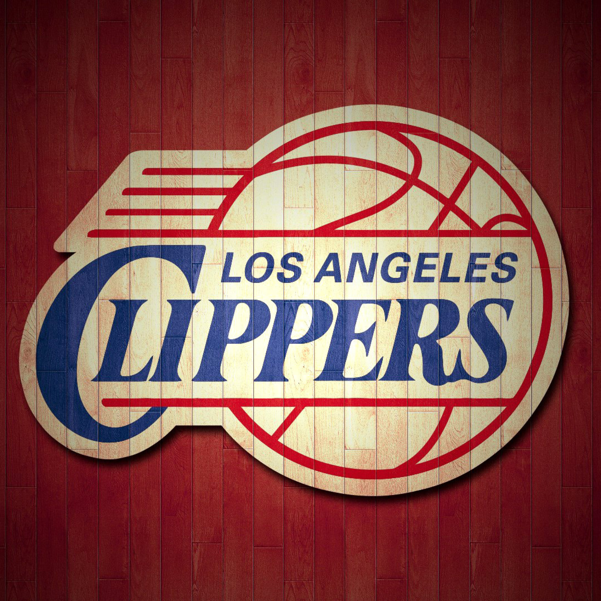 Das Los Angeles Clippers Logo Wallpaper 2048x2048