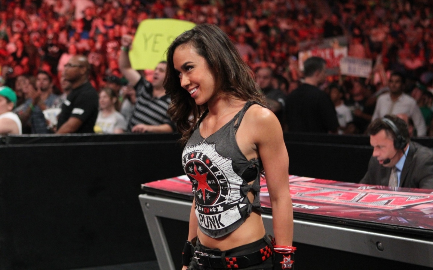 Обои AJ Lee WWE Diva 1440x900