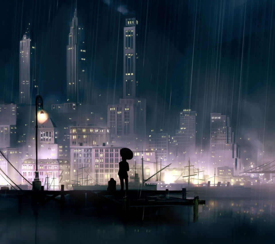 Screenshot №1 pro téma Rainy City 960x854