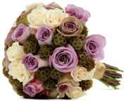 Screenshot №1 pro téma Bouquet with lilac roses 176x144