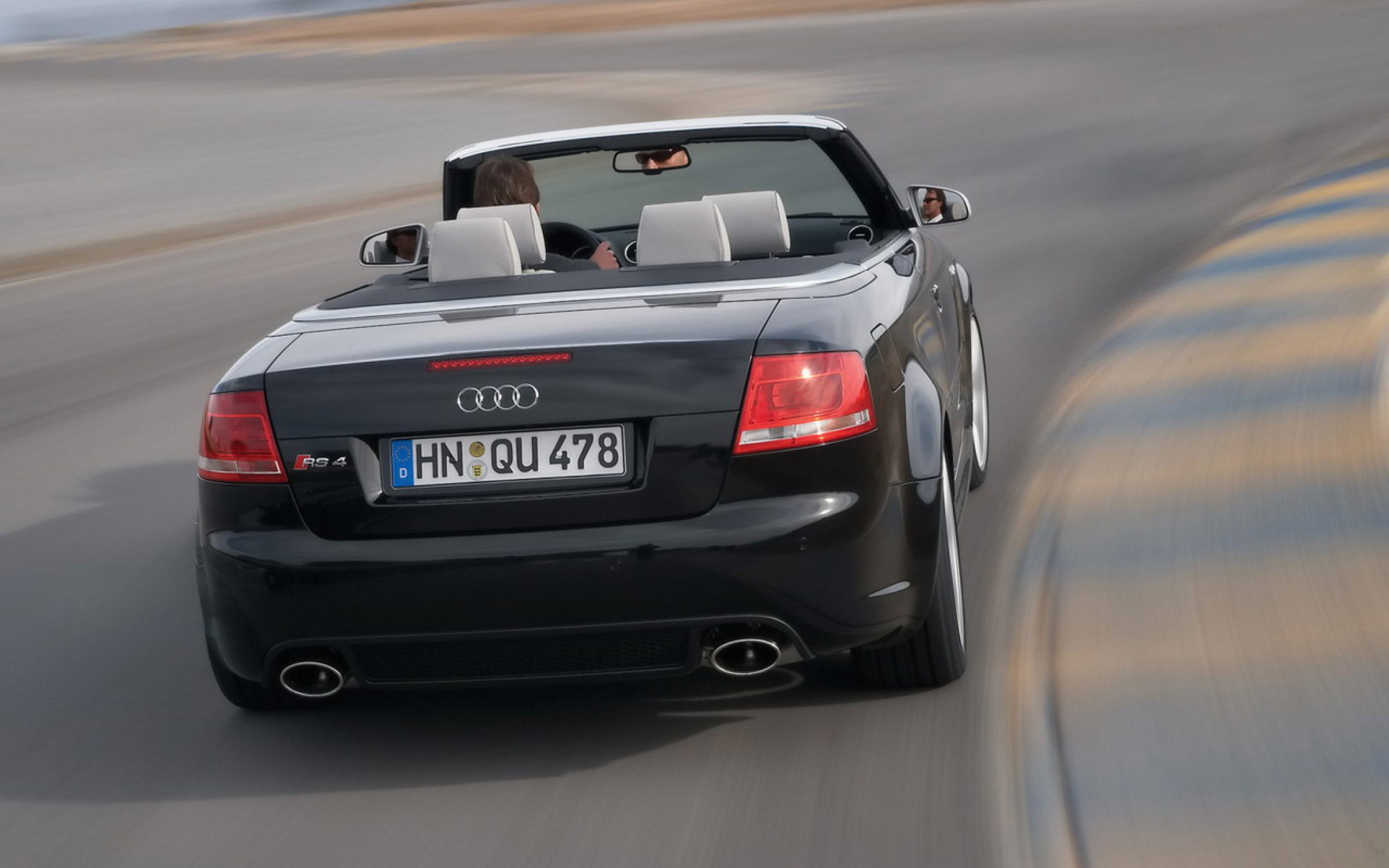 Screenshot №1 pro téma Audi RS4 Rear Road 2560x1600