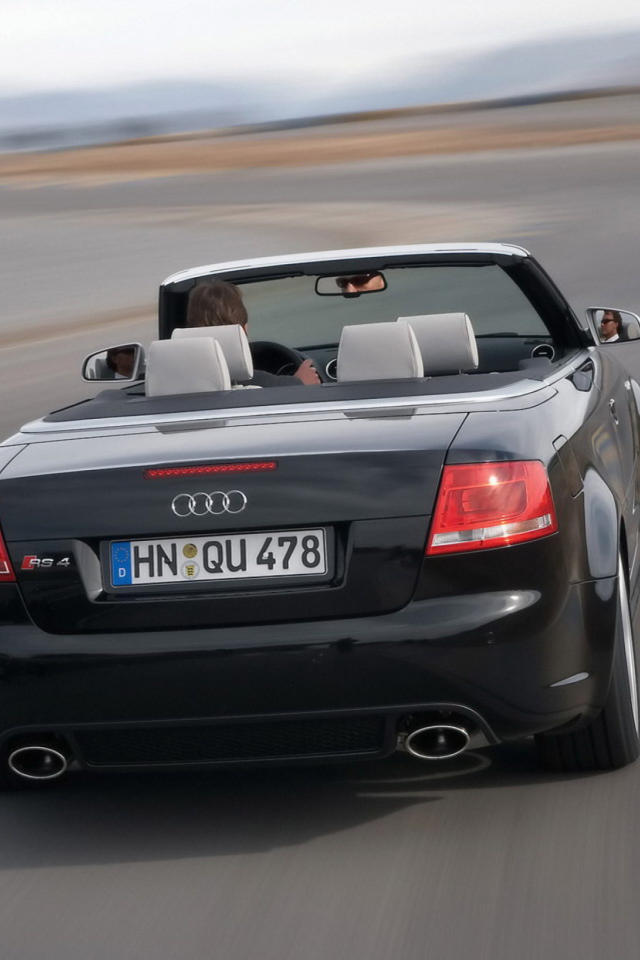 Audi RS4 Rear Road screenshot #1 640x960
