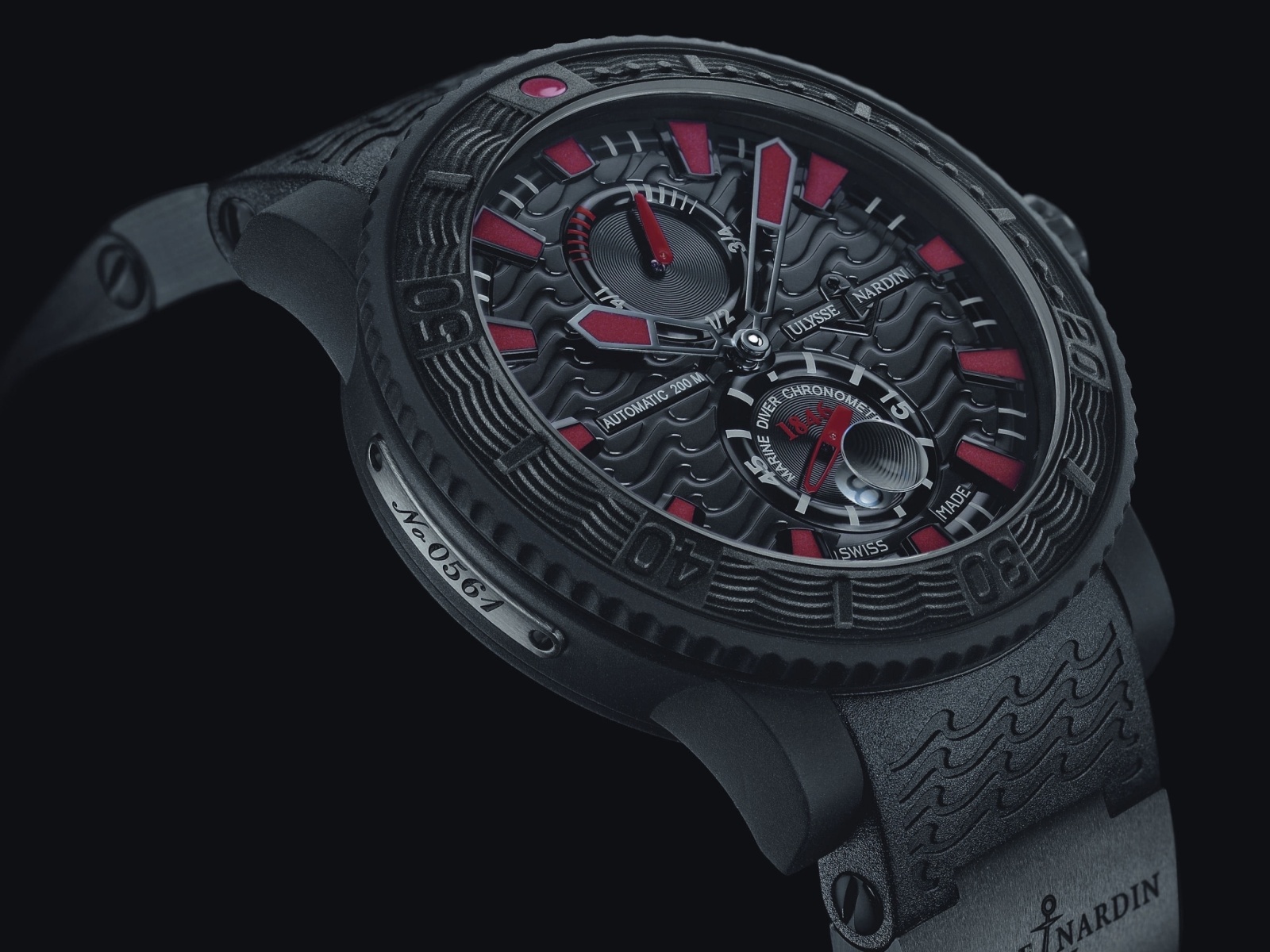 Screenshot №1 pro téma Watch Ulysse Nardin Black Sea 1600x1200