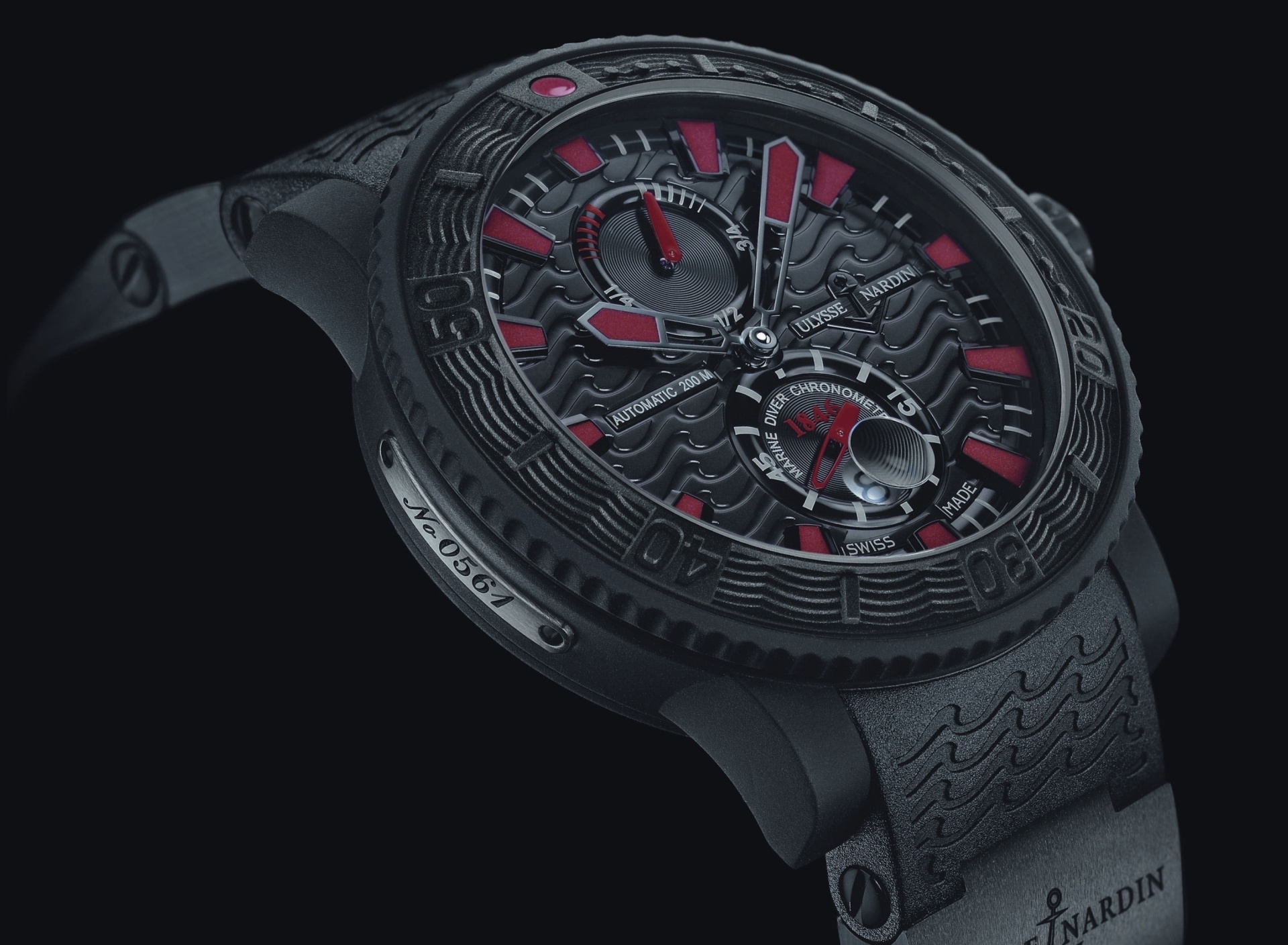 Screenshot №1 pro téma Watch Ulysse Nardin Black Sea 1920x1408