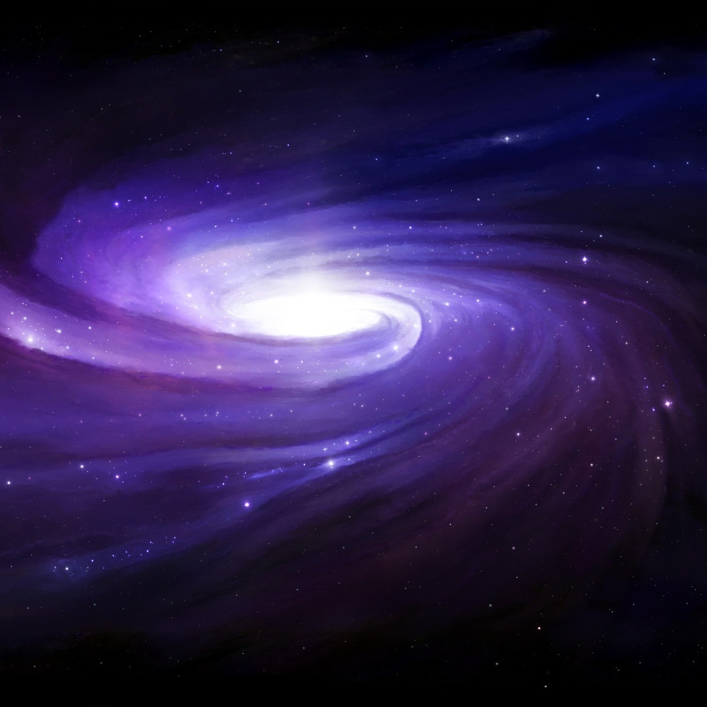 Fondo de pantalla Violet Nebula 1024x1024