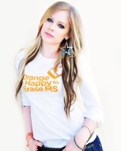 Avril Lavigne 2013 wallpaper 176x220