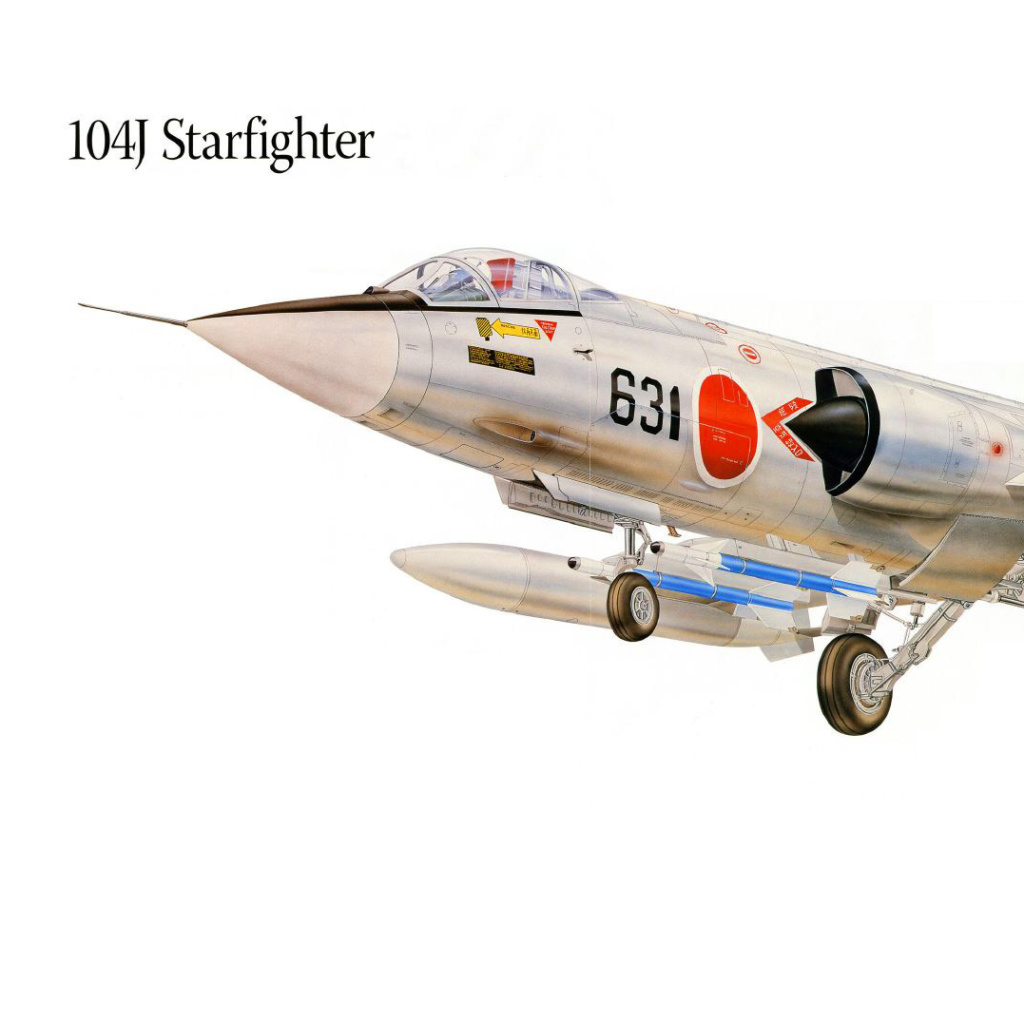 Das Lockheed F-104 Starfighter Wallpaper 1024x1024