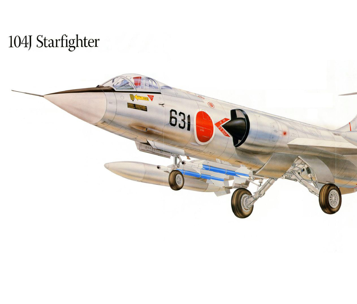Screenshot №1 pro téma Lockheed F-104 Starfighter 1200x1024