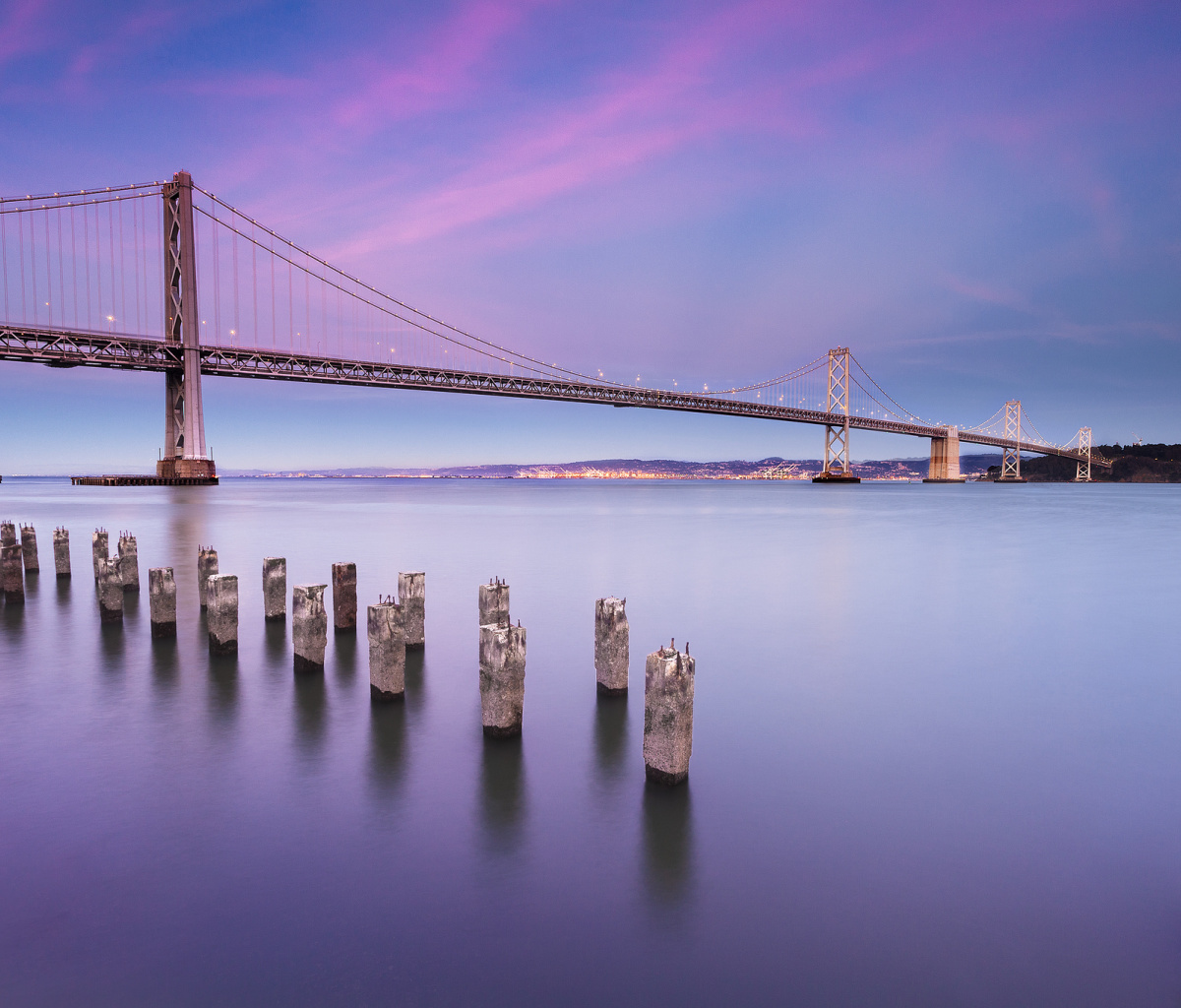 Das San Francisco Bay Bridge Wallpaper 1200x1024