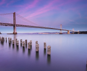 Screenshot №1 pro téma San Francisco Bay Bridge 176x144