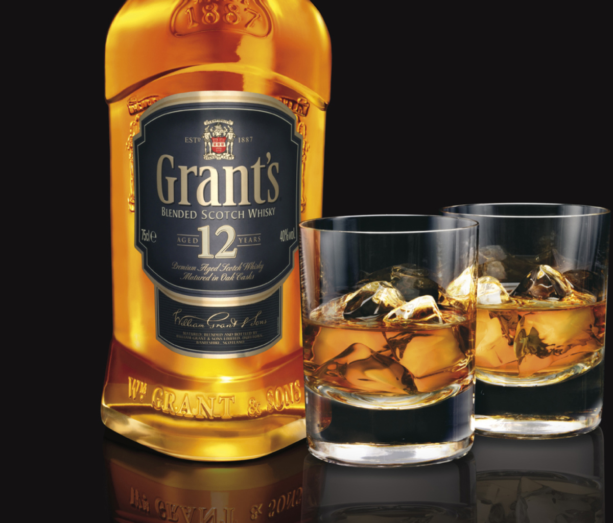 Fondo de pantalla Grants Whisky 1200x1024