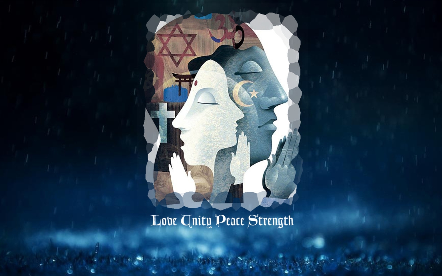 Screenshot №1 pro téma Love Unity Peace Strength 1440x900