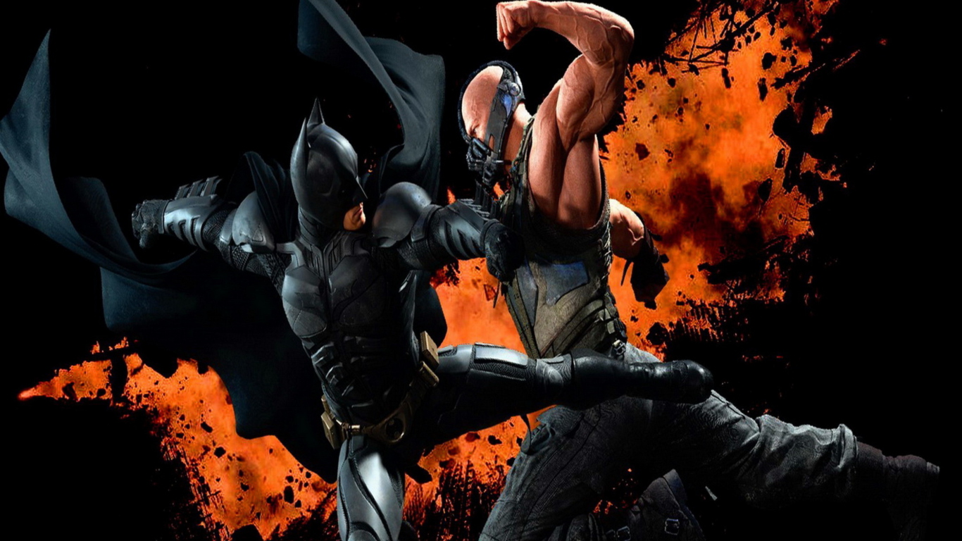 Screenshot №1 pro téma Batman VS Bane 1366x768