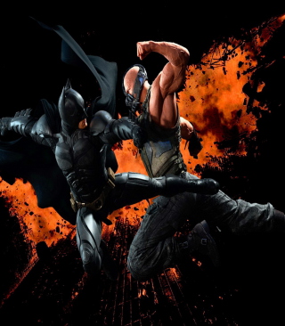 Kostenloses Batman VS Bane Wallpaper für Nokia C5-05